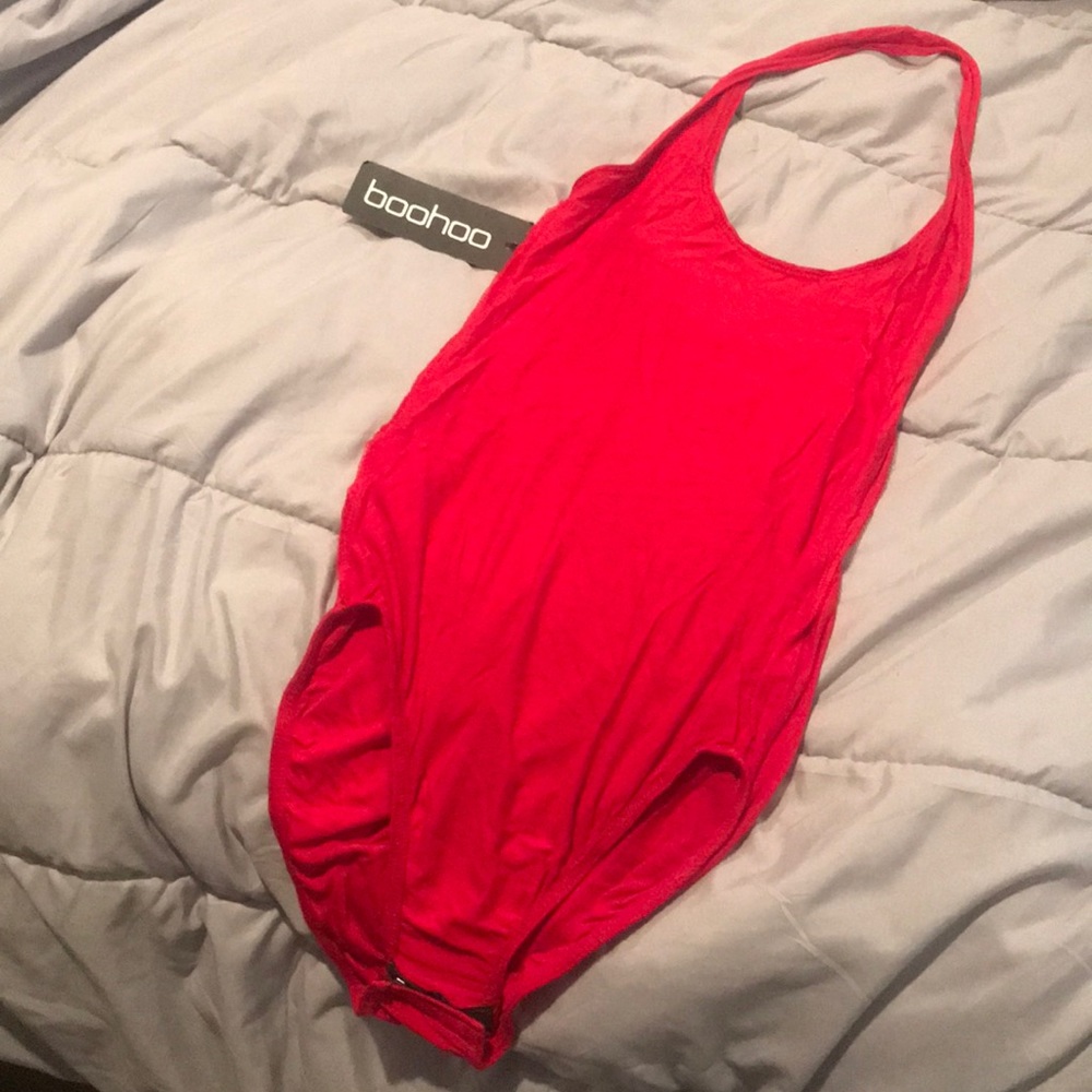Red bodysuit